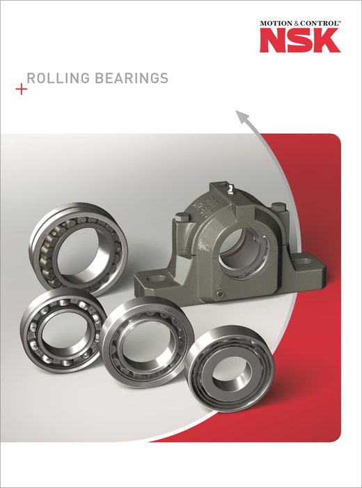 Společnost NSK publikovala aktualizovaný katalog valivých ložisek Rolling Bearings